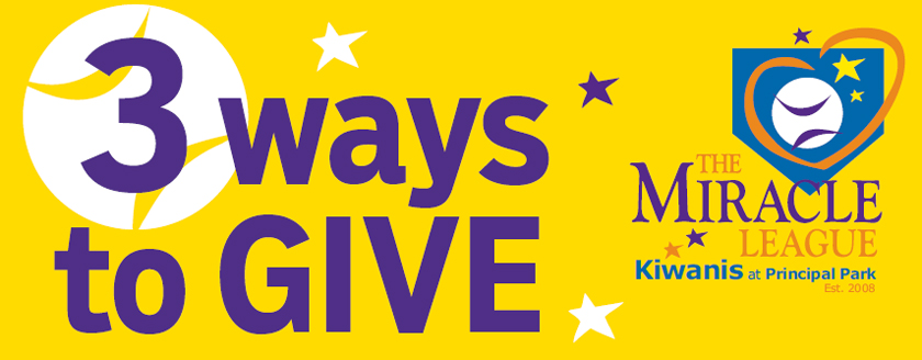 2 Ways to Donate to Kiwanis Miracle League