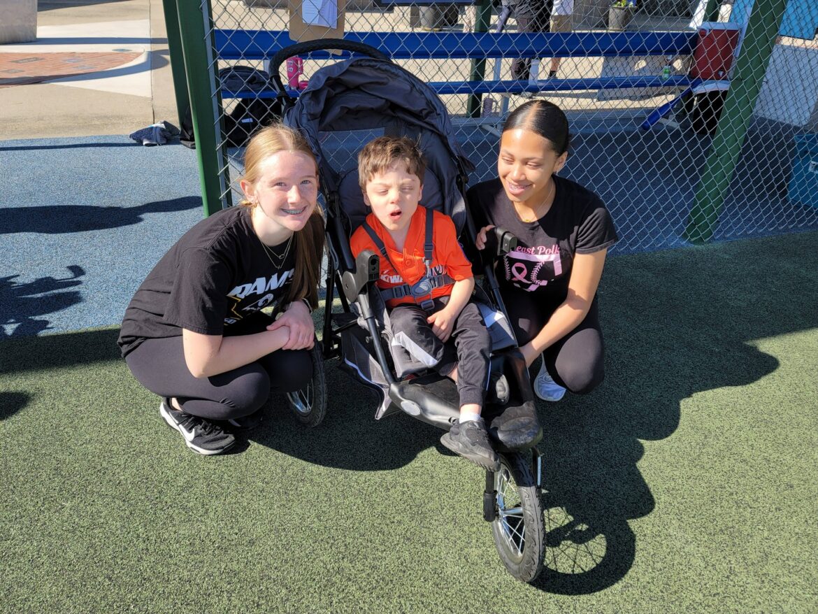 Kiwanis Miracle League Player and Buddies