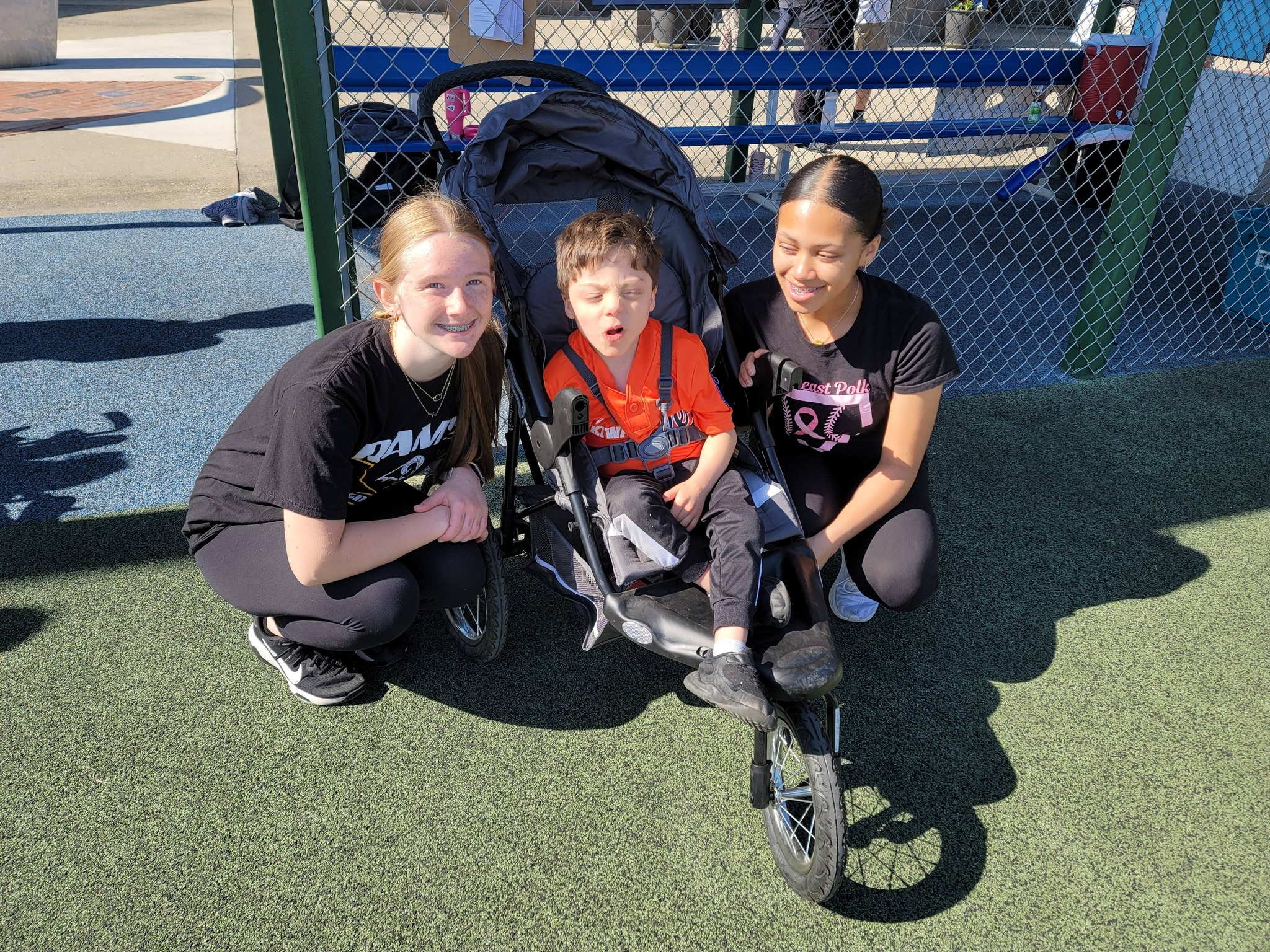 Kiwanis Miracle League Player and Buddies